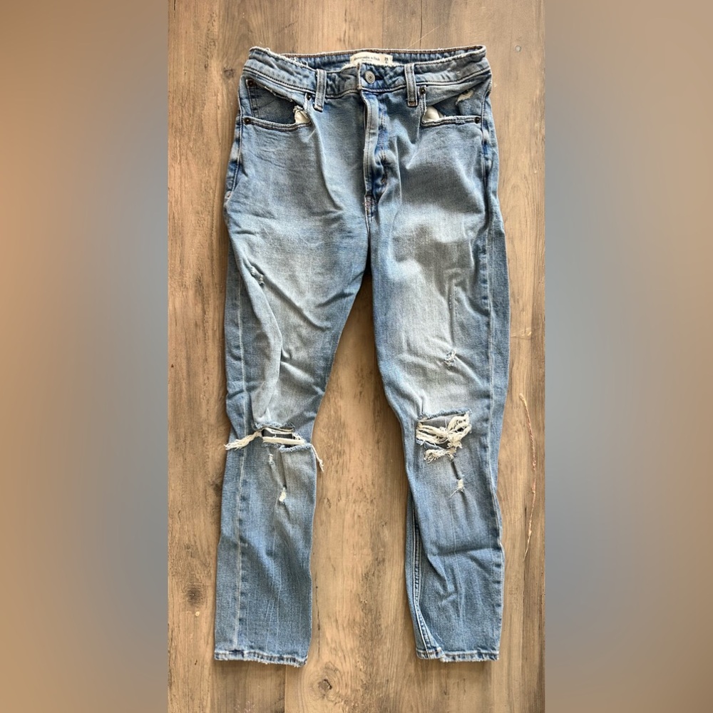 Abercrombie & Fitch Curve Love Skinny High Rise